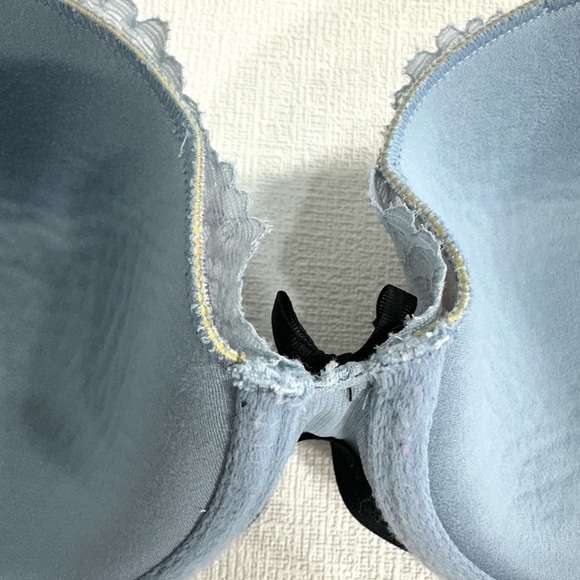 Victoria’s Secret lace bra molded cups blue size 34DD - Picture 9 of 9